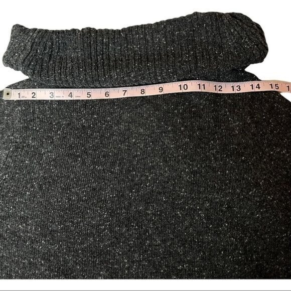 A Pea in the Pod Maternity Cowlneck Sweater Gray Size S - Picture 13 of 14